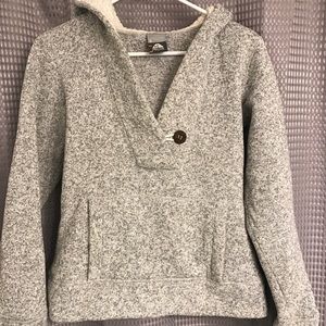 Nike heather grey fleece sweatshirt